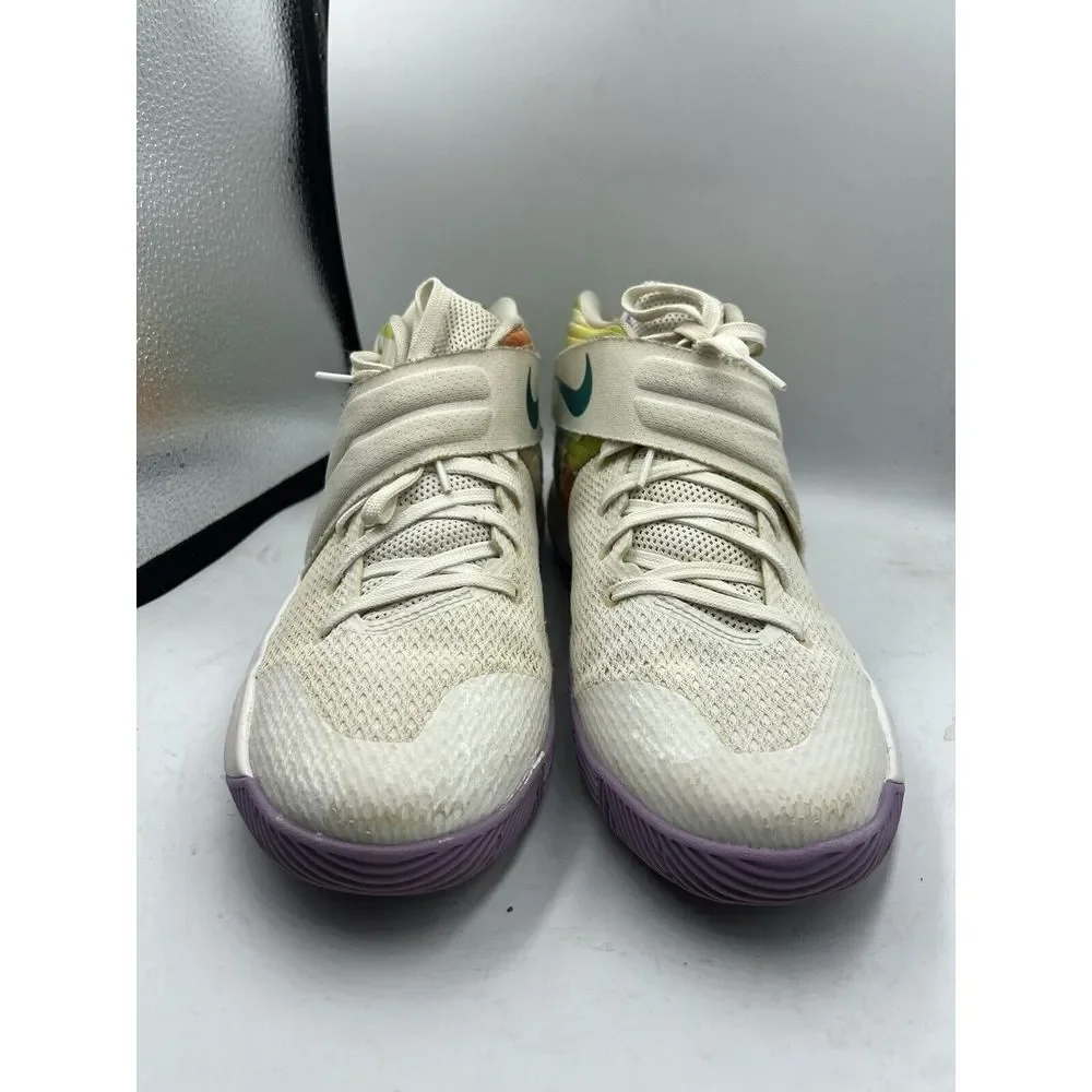 Nike Kyrie 2 GS Easter 826673–105‎ White Jade Lilac Spring Summer Sneaker 7Y